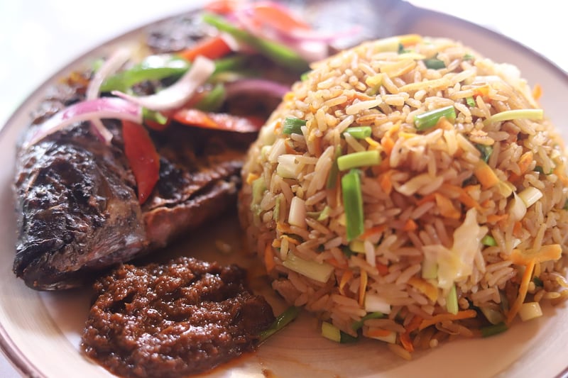 African Food Plate